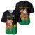 Bolivia Christmas Baseball Jersey with Santa Claus Llama Andean Outfit and Festive Tree Design - Wonder Print Shop