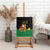 Bolivia Christmas Canvas Wall Art with Santa Claus Llama Andean Outfit and Festive Tree Design - Wonder Print Shop