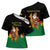 Bolivia Christmas Cross Shoulder Shirt with Santa Claus Llama Andean Outfit and Festive Tree Design - Wonder Print Shop