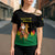Bolivia Christmas Cross Shoulder Shirt with Santa Claus Llama Andean Outfit and Festive Tree Design - Wonder Print Shop