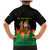 Bolivia Christmas Family Matching Mermaid Dress and Hawaiian Shirt with Santa Claus Llama Andean Outfit and Festive Tree Design - Wonder Print Shop