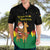 Bolivia Christmas Hawaiian Shirt with Santa Claus Llama Andean Outfit and Festive Tree Design - Wonder Print Shop