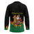 Bolivia Christmas Hockey Jersey with Santa Claus Llama Andean Outfit and Festive Tree Design - Wonder Print Shop