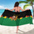 Bolivia Christmas Sarong with Santa Claus Llama Andean Outfit and Festive Tree Design - Wonder Print Shop