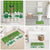 Bolivia Christmas Bathroom Set with Santa Claus Andean Deer Condor and Traditional Pattern Design - Wonder Print Shop