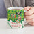 Bolivia Christmas Ceramic Mug with Santa Claus Andean Deer Condor and Traditional Pattern Design - Wonder Print Shop
