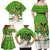 Bolivia Christmas Family Matching Off Shoulder Maxi Dress and Hawaiian Shirt with Santa Claus Andean Deer Condor and Traditional Pattern Design - Wonder Print Shop