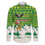 Bolivia Christmas Family Matching Off Shoulder Short Dress and Hawaiian Shirt with Santa Claus Andean Deer Condor and Traditional Pattern Design - Wonder Print Shop