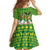 Bolivia Christmas Family Matching Short Sleeve Bodycon Dress and Hawaiian Shirt with Santa Claus Andean Deer Condor and Traditional Pattern Design - Wonder Print Shop