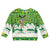 Bolivia Christmas Kid Ugly Christmas Sweater with Santa Claus Andean Deer Condor and Traditional Pattern Design - Wonder Print Shop
