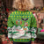 Bolivia Christmas Kid Ugly Christmas Sweater with Santa Claus Andean Deer Condor and Traditional Pattern Design - Wonder Print Shop