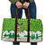 Bolivia Christmas Travel Bag with Santa Claus Andean Deer Condor and Traditional Pattern Design - Wonder Print Shop