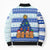 Uruguay Christmas Bomber Puffer Jacket with Capybaras Holiday Tree Sun Emblem and Blue Festive Pattern - Wonder Print Shop