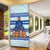 Uruguay Christmas Door Cover with Capybaras Holiday Tree Sun Emblem and Blue Festive Pattern - Wonder Print Shop