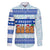 Uruguay Christmas Family Matching Puletasi and Hawaiian Shirt with Capybaras Holiday Tree Sun Emblem and Blue Festive Pattern - Wonder Print Shop
