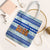 Uruguay Christmas Tote Bag with Capybaras Holiday Tree Sun Emblem and Blue Festive Pattern - Wonder Print Shop