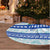 Uruguay Christmas Tree Skirt with Capybaras Holiday Tree Sun Emblem and Blue Festive Pattern - Wonder Print Shop