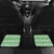 Albania Christmas Car Mats with Green-Red Design, Double-Headed Eagle Emblem, and Santa Motif - Wonder Print Shop