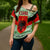 Albania Christmas Cross Shoulder Shirt with Green-Red Design, Double-Headed Eagle Emblem, and Santa Motif - Wonder Print Shop