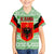 Albania Christmas Family Matching Long Sleeve Bodycon Dress and Hawaiian Shirt with Green-Red Design, Double-Headed Eagle Emblem, and Santa Motif - Wonder Print Shop