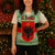 Albania Christmas Knitted V-Neck Vest with Green-Red Design, Double-Headed Eagle Emblem, and Santa Motif - Wonder Print Shop