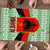 Albania Christmas Puzzle with Green-Red Design, Double-Headed Eagle Emblem, and Santa Motif - Wonder Print Shop