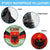 Albania Christmas Spare Tire Cover with Green-Red Design, Double-Headed Eagle Emblem, and Santa Motif - Wonder Print Shop