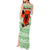 Albania Christmas Tank Maxi Dress with Green-Red Design, Double-Headed Eagle Emblem, and Santa Motif - Wonder Print Shop