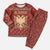 Albania Christmas Pajama Set with Red Geometric Design, Golden Double-Headed Eagle, and Santa Motif - Wonder Print Shop