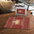 Albania Christmas Puzzle with Red Geometric Design, Golden Double-Headed Eagle, and Santa Motif - Wonder Print Shop