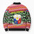 Philippines Christmas Bomber Puffer Jacket with Red-Green Plaid Design, Yellow Lion, and National Coat of Arms Motif - Wonder Print Shop