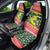 Philippines Christmas Car Seat Cover with Red-Green Plaid Design, Yellow Lion, and National Coat of Arms Motif - Wonder Print Shop