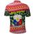 Philippines Christmas Polo Shirt with Red-Green Plaid Design, Yellow Lion, and National Coat of Arms Motif - Wonder Print Shop