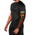 Guadeloupe Christmas Arm Sleeves with Green-Red Plaid Design, Island Map, and Traditional Santa Motif - Wonder Print Shop