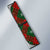 Guadeloupe Christmas Auto Sun Shade with Green-Red Plaid Design, Island Map, and Traditional Santa Motif - Wonder Print Shop