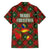 Guadeloupe Christmas Family Matching Summer Maxi Dress and Hawaiian Shirt with Green-Red Plaid Design, Island Map, and Traditional Santa Motif - Wonder Print Shop