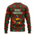 Guadeloupe Christmas Ugly Christmas Sweater with Green-Red Plaid Design, Island Map, and Traditional Santa Motif - Wonder Print Shop