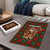Guadeloupe Christmas Puzzle with Green-Red Plaid Design, Island Map, and Traditional Santa Motif - Wonder Print Shop