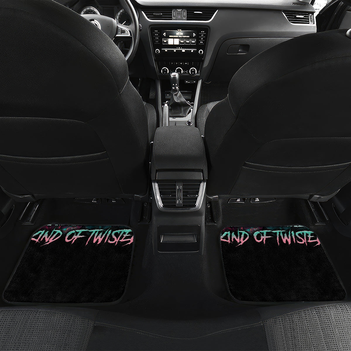 Don't Try To Figure Me Out Skull Car Mats - Wonder Print Shop