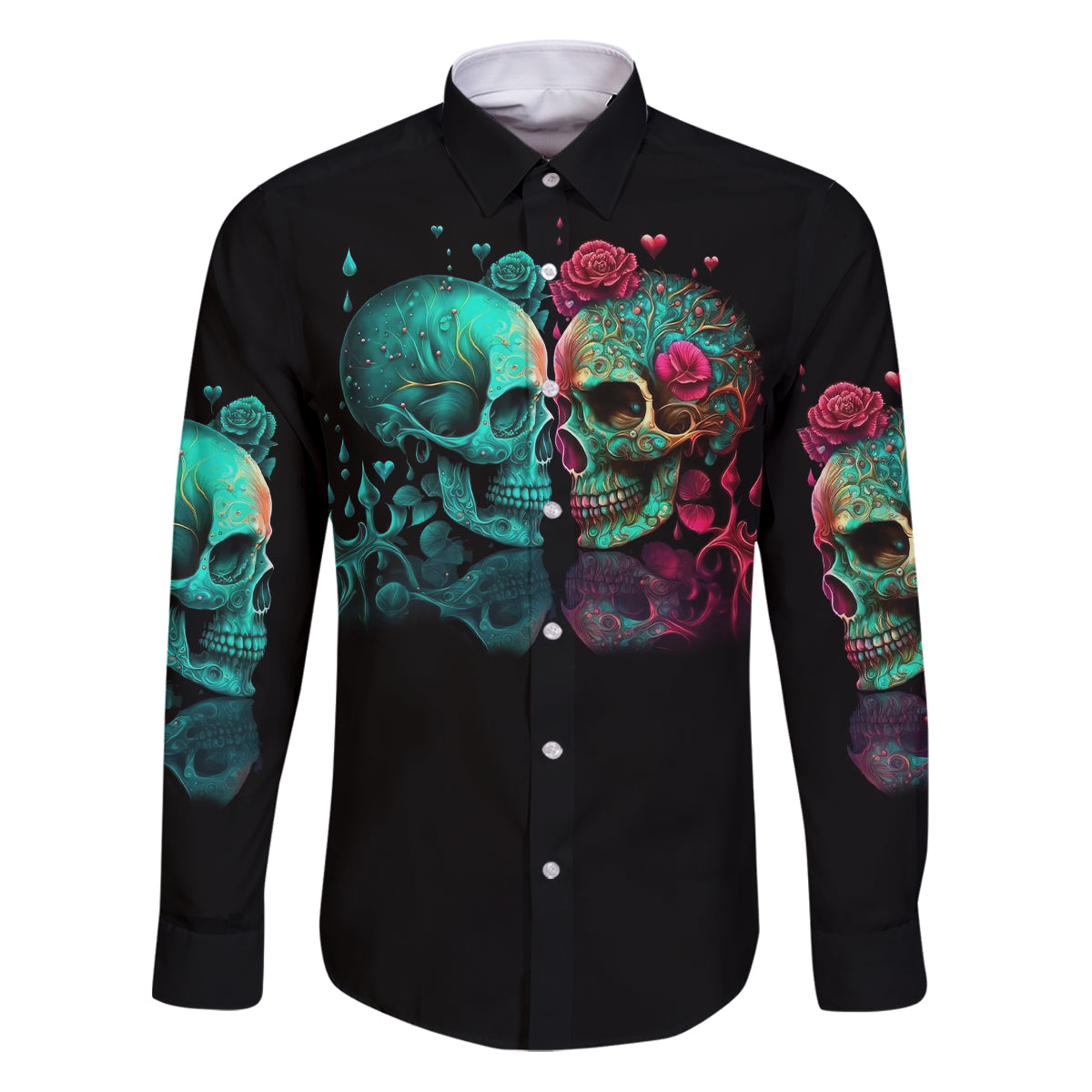 Don't Try To Figure Me Out Skull Family Matching Puletasi Dress and Hawaiian Shirt - Wonder Print Shop