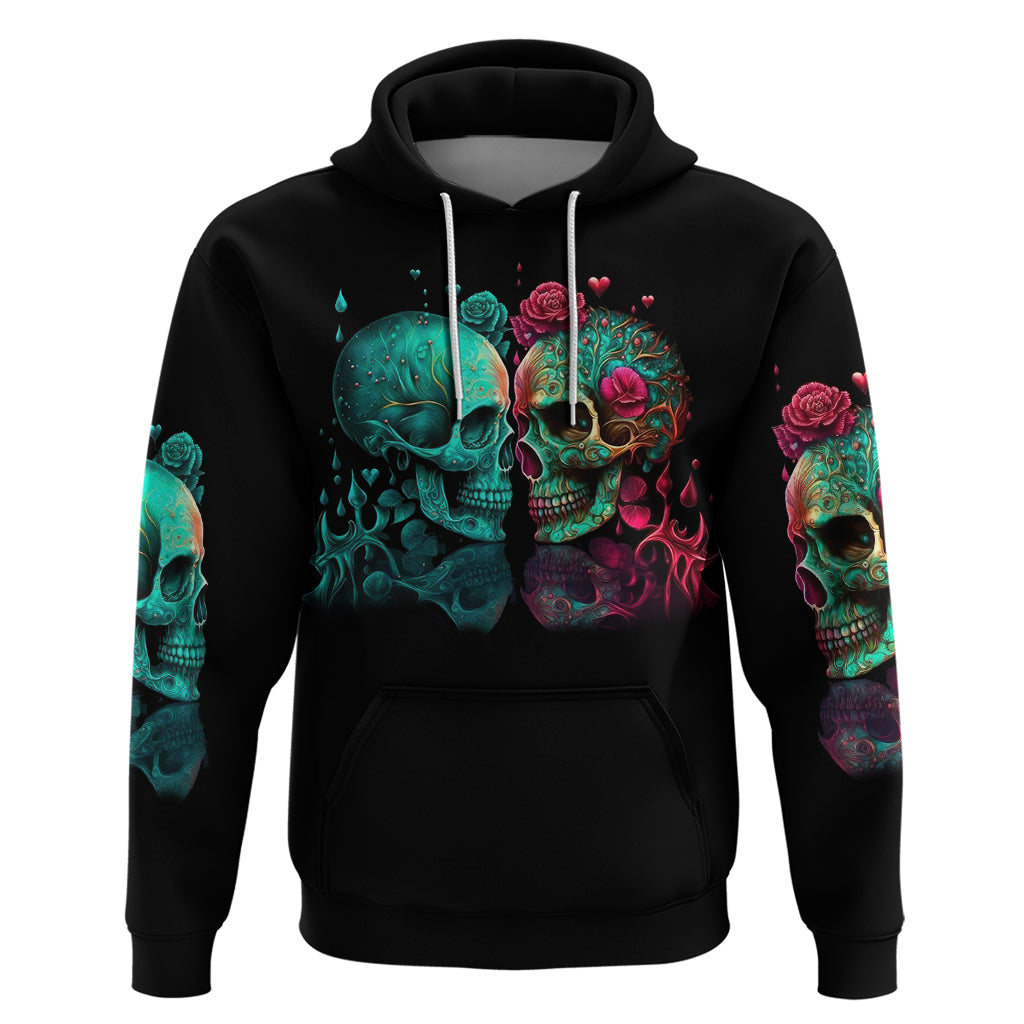 Don't Try To Figure Me Out Skull Hoodie - Wonder Print Shop