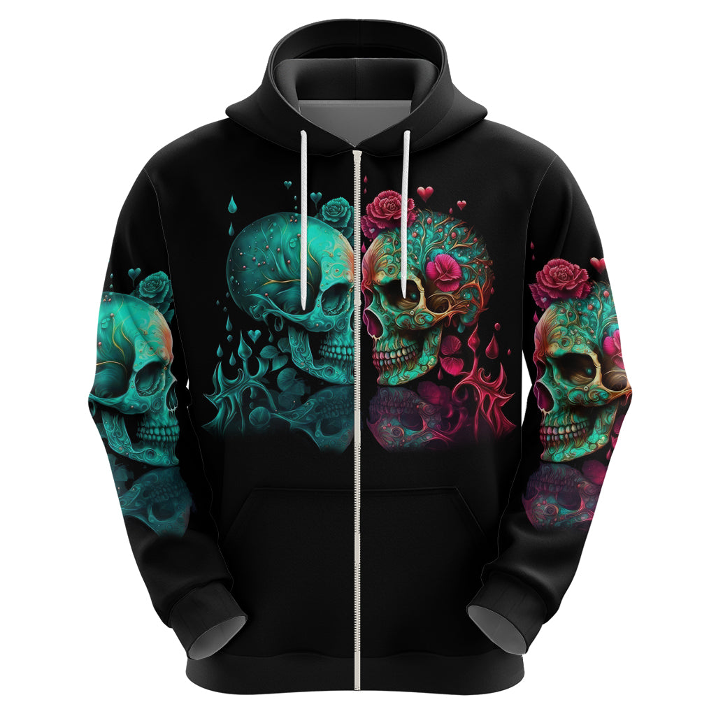 Don't Try To Figure Me Out Skull Hoodie - Wonder Print Shop