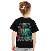 Don't Try To Figure Me Out Skull Kid T Shirt - Wonder Print Shop