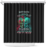 dont-try-to-figure-me-out-skull-shower-curtain