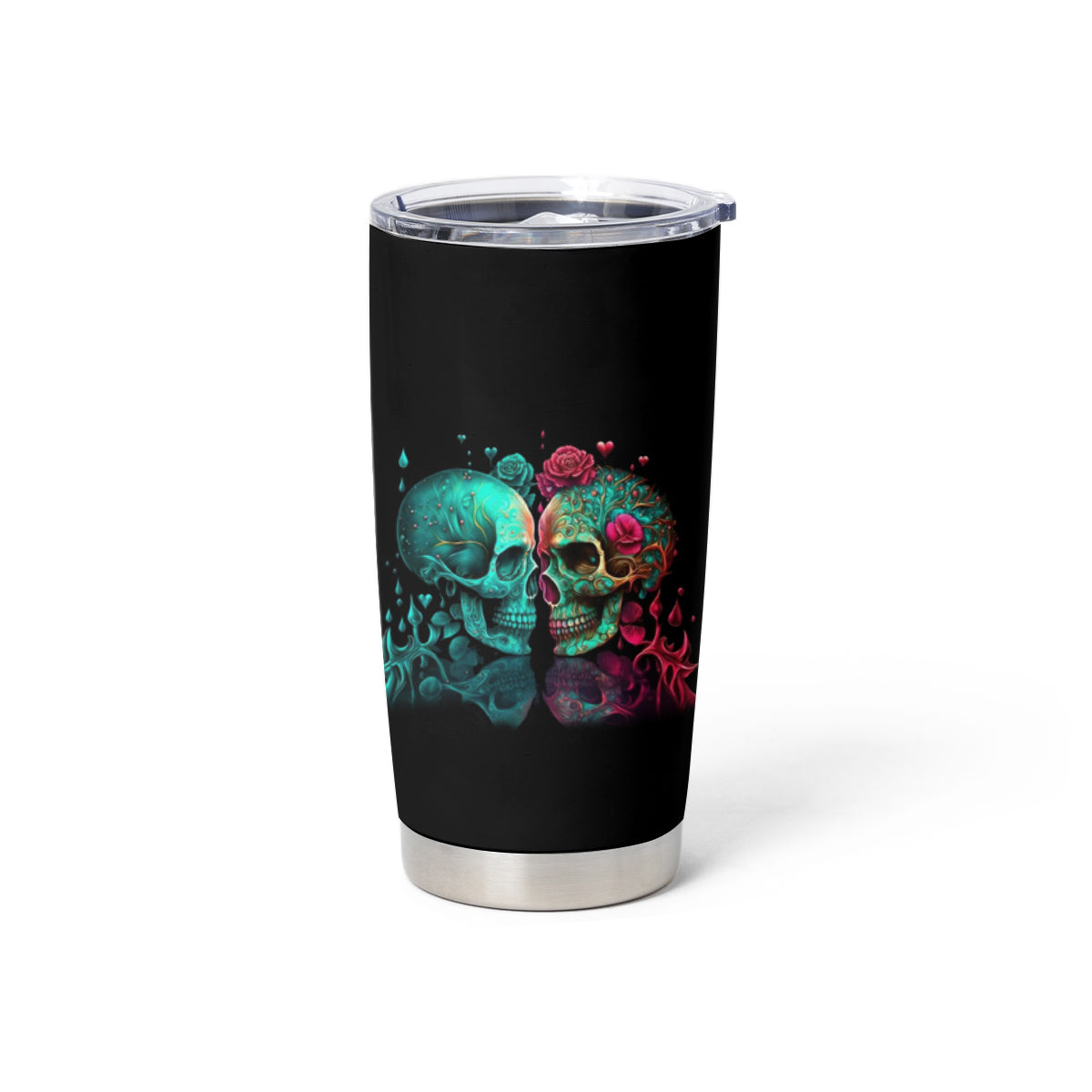 Don't Try To Figure Me Out Skull Tumbler Cup - Wonder Print Shop