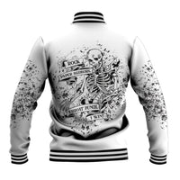 Rock Paper, Sgissors Throat Pungh I Win Baseball Jacket - Wonder Print Shop