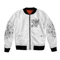 Rock Paper, Sgissors Throat Pungh I Win Bomber Jacket - Wonder Print Shop