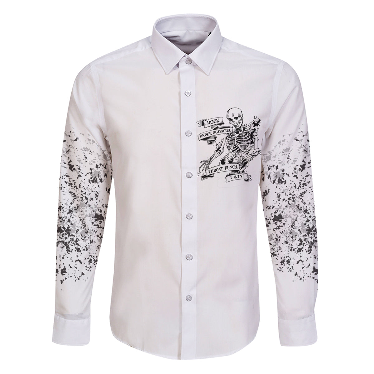 Rock Paper, Sgissors Throat Pungh I Win Family Matching Puletasi Dress and Hawaiian Shirt - Wonder Print Shop