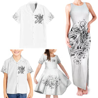 Rock Paper, Sgissors Throat Pungh I Win Family Matching Tank Maxi Dress and Hawaiian Shirt - Wonder Print Shop