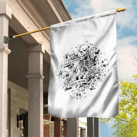 Rock Paper, Sgissors Throat Pungh I Win Garden Flag - Wonder Print Shop